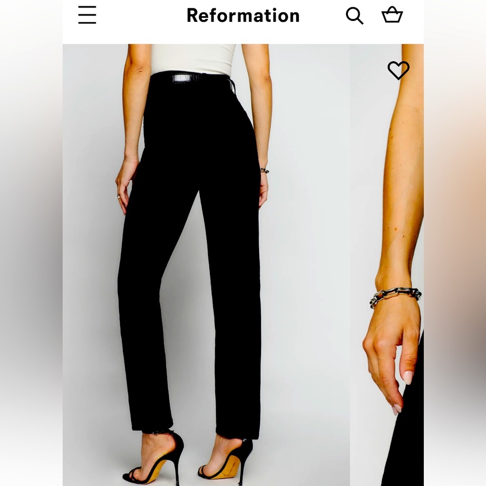 Reformation Liza Ultra high rise straight jeans - never worn🌟🌟🌟🌟